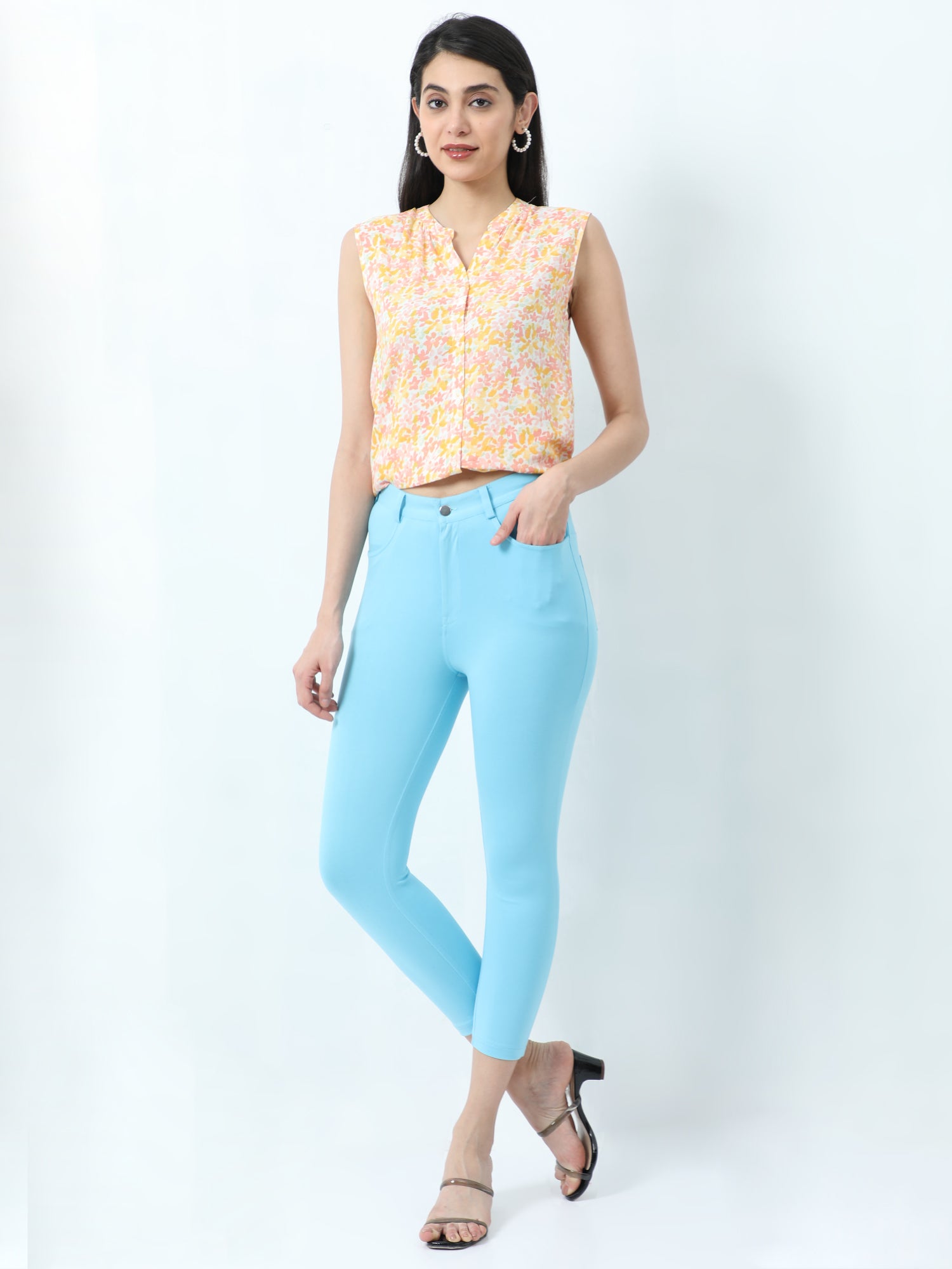 Spanx White Ankle Skinny Jeggings | Dillard's